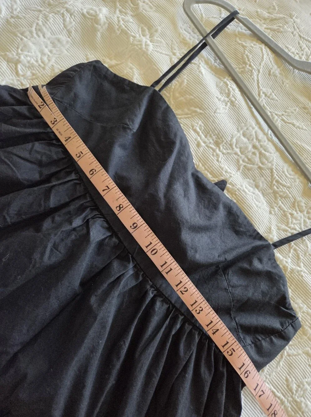 J. Crew | Black Spaghetti Strap Tiered Midi Dress